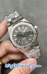 Audemars Piguet Royal Oak Black Dial 37MM Swiss IPF Replica Watch 02