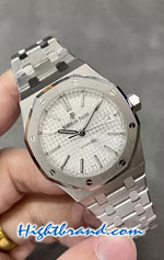 Audemars Piguet Royal Oak White Dial 37MM Swiss IPF Replica Watch 03