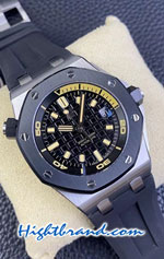 Audemars Piguet Royal Oak 15720 Diver Black Dial 42MM Swiss IP Replica Watch 07