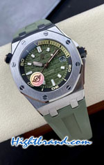 Audemars Piguet Royal Oak 15720st Diver Green Dial 42MM Swiss APS Replica Watch 08