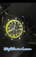 Audemars Piguet Royal Oak Offshore Forged Carbon Swiss Watch 12