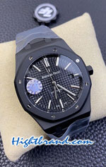 Audemars Piguet Royal Oak PVD Coated 3120 Black Dial 41MM Swiss ZF Replica Watch 03