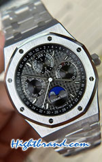 Audemars Piguet Royal Oak Perpetual Calendar 26574ST Black Dial 41MM Swiss Replica Watch 03