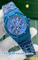 Audemars Piguet Royal Oak Perpetual Calendar 26579CS Blue Ceramic 41MM Swiss BBR Replica Watch 05