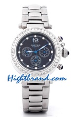 Cartier De Pasha Replica Chrono Watch 2