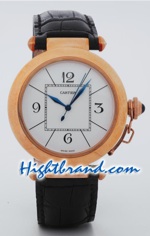 Cartier De Pasha Leather Watch 4