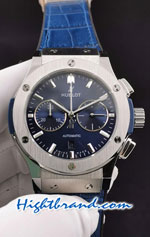 Hublot Classic Fusion Chronograph Blue Dial 45MM Swiss Replica Watch 02