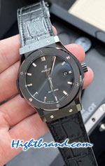 Hublot Classic Fusion PVD Black Dial 42MM Swiss Replica Watch 05