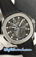 Patek Philippe Aquanaut 5146R Travel Time Black Dial 41mm Swiss ZF Replica Watches 03