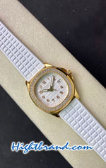 Patek Philippe Luce Aquanaut 5067A White Dial Ladies Swiss PPF Replica Watch 04