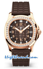 Patek Philippe Luce Gold Diamond Ladies First Swiss Replica Watch 17