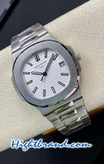 Patek Philippe Nautilus 5711/1A-010 White Dial 41mm Swiss PPF Replica Watch 01