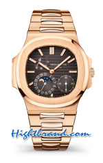 Patek Philippe Nautilus 5712 Rose Gold Swiss Replica Waches 02