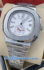 Patek Nautilus 5980 Chronograph White Dial 40mm Replica Watch 03