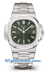 Patek Philippe Nautilus Green Dial Swiss Replica Watch 04