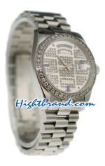 Rolex Replica Day Date Silver 22