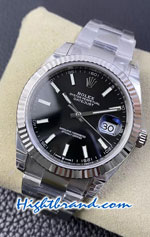 Rolex Datejust 41mm Black Dial VSF Swiss AAA Watch 08
