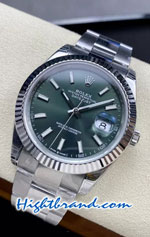 Rolex Datejust 41mm Green Dial VSF Swiss AAA Watch 10