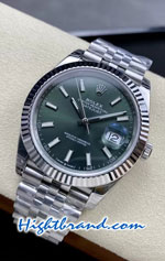 Rolex Datejust 41mm Green Dial Jubilee VSF Swiss AAA Watch 04
