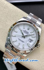 Rolex Datejust 41mm White Dial VSF Swiss AAA Watch 09
