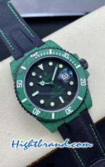 Rolex Submariner DiW Green Carbon Fiber Edition 40mm Swiss 3135 VSF Replica Watch 06