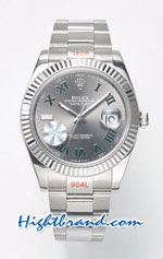 Rolex Datejust 41mm Gray Dial Swiss Replica Watch 03