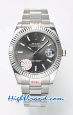 Rolex Datejust 41mm Gray Dial Swiss Replica Watch 04