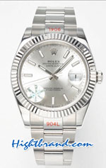 Rolex Datejust 41mm Champagne Dial Swiss Replica Watch 05