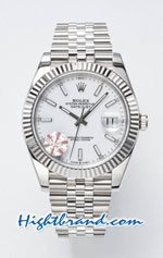 Rolex Datejust 41mm White Dial Swiss Replica Watch 12