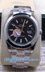 Rolex Datejust CanDY Black Dial 41mm Replica Watch 03