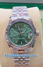 Rolex DateJust Green Dial Jubilee 31mm Replica Watch 02