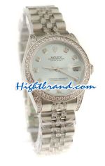 Rolex Replica Datejust Swiss Watch - Boy Size 37<font color=red>หมดชั่วคราว</font>