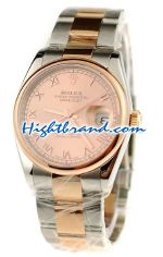 Rolex Replica Datejust Swiss Two Tone Watch 6