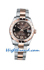 Rolex Replica DateJust Two Tone Ladies - 40