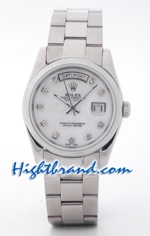 Rolex Replica Day Date Silver 12