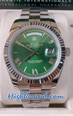 Rolex Day Date II Green Dial 41mm Replica Watch 07