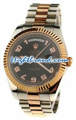 Rolex Replica Day Date Two Tone Swiss Watch 13