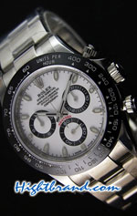 Rolex Daytona Ceramic White Dial Swiss Replica Watch 24