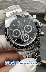Rolex Daytona Ceramic Black Dial 4131 Swiss BT Replica Watch 01