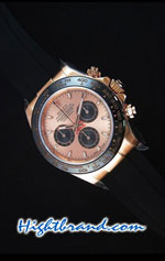 Rolex Daytona Everose Rose Gold Dial Swiss Watch 22