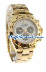 Rolex Replica Daytona Gold Swiss Watch 10