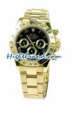 Rolex Replica Daytona Black Face Watch 3