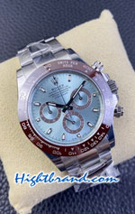 Rolex Daytona Ice Blue Ceramic Swiss BT Replica Watch 01