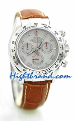 Rolex Replica Daytona Swiss Leather Watch 1