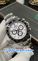 Rolex Daytona White Dial Ceramic Swiss BT Replica Watch 03