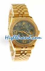 Rolex AAA Swiss Replica Floral Motif Datejust Watch 11