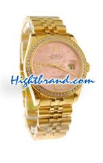 Rolex AAA Datejust Floral Motif Swiss Replica Watch 13
