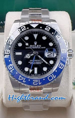 Rolex GMT Batman Black Dial Replica Watch 14