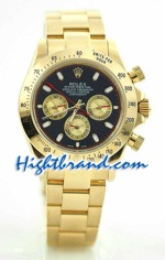 Rolex Daytona Gold Black Face 17