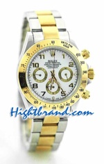 Rolex Daytona Two Tone White Face - 17